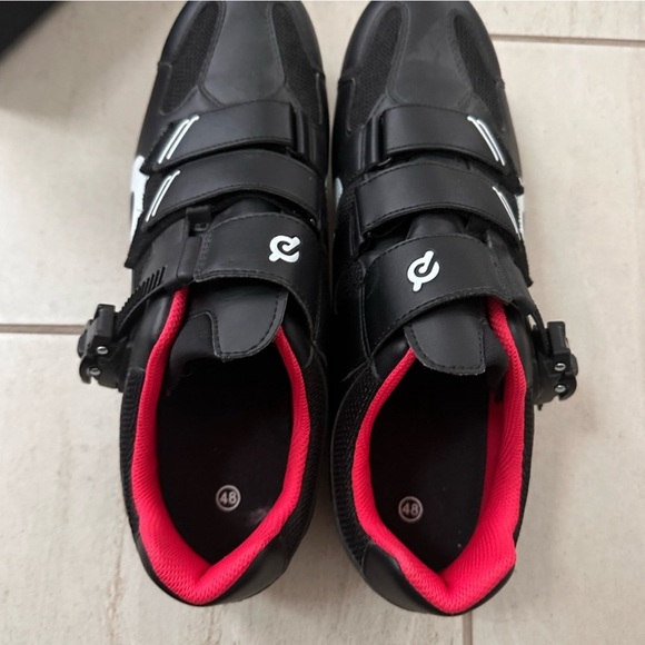 Peloton Men’s Cycling Shoes – Size 13.5, Black/Red – Excellent Condition - Picture 4 of 6